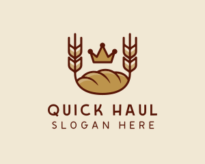 Wheat Bread Loaf  logo design