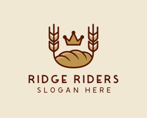 Wheat Bread Loaf  logo design