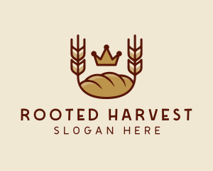 Wheat Bread Loaf  logo design