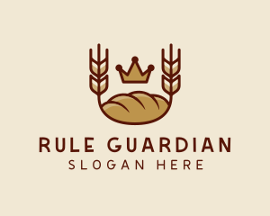 Wheat Bread Loaf  logo design