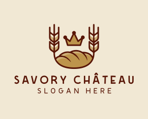 Wheat Bread Loaf  logo design