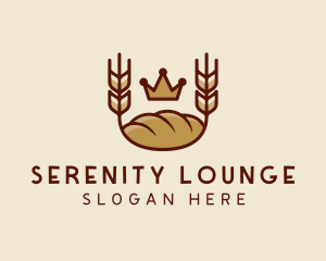 Wheat Bread Loaf  logo design