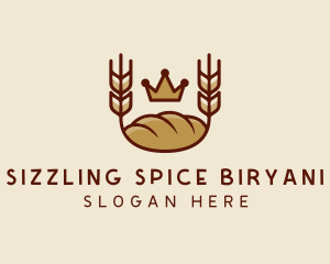 Wheat Bread Loaf  logo design