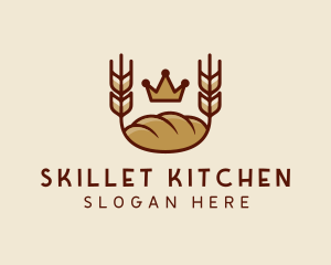 Wheat Bread Loaf  logo design