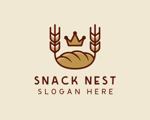 Wheat Bread Loaf  logo design