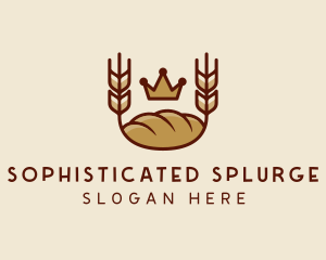 Wheat Bread Loaf  logo design