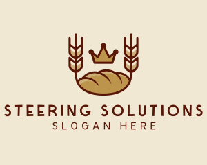 Wheat Bread Loaf  logo design