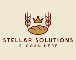 Wheat Bread Loaf  logo design