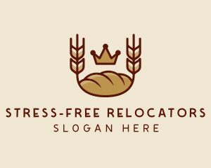 Wheat Bread Loaf  logo design