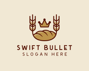 Wheat Bread Loaf  logo design