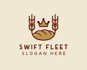 Wheat Bread Loaf  logo design