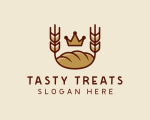 Wheat Bread Loaf  logo design