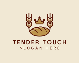 Wheat Bread Loaf  logo design