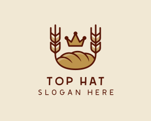 Wheat Bread Loaf  logo design