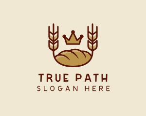 Wheat Bread Loaf  logo design