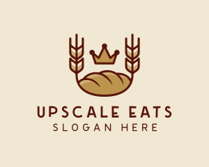 Wheat Bread Loaf  logo design