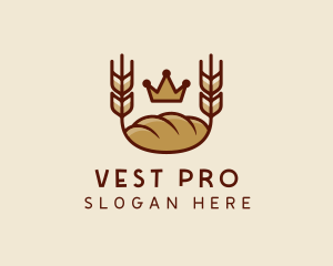 Wheat Bread Loaf  logo design