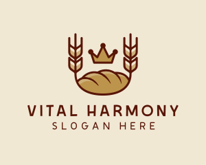 Wheat Bread Loaf  logo design