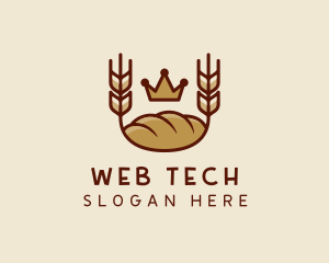 Wheat Bread Loaf  logo design