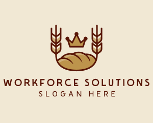 Wheat Bread Loaf  logo design