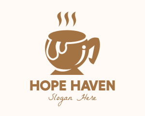 Brown Hot Coffee logo