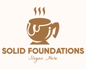 Brown Hot Coffee logo