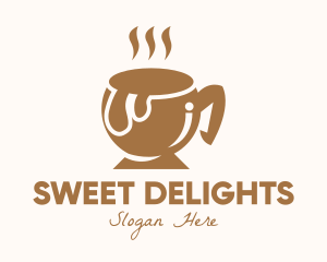 Brown Hot Coffee logo