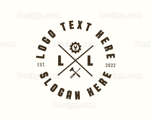 Handyman Repair Tools Logo