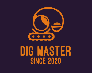 Excavator Digging Machine logo design