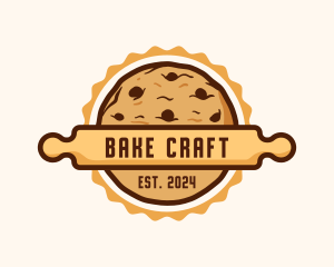 Cookies Rolling Pin logo design