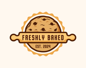 Cookies Rolling Pin logo design