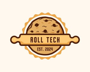 Cookies Rolling Pin logo design