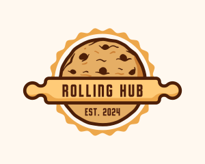 Cookies Rolling Pin logo design