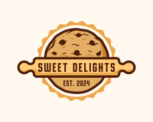 Cookies Rolling Pin logo design