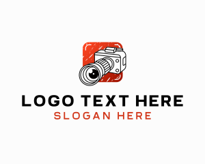 Shoot - Camera Lens Photography Studio logo design
