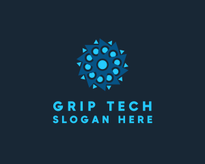 Tech Company Software logo design