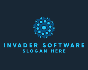 Tech Company Software logo design