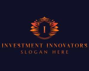 Elegant Leaves Crown logo