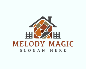 House Masonry Brick Logo