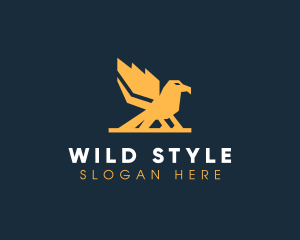 Wild Bird Wing logo design