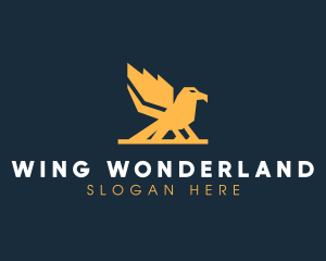 Wild Bird Wing logo design