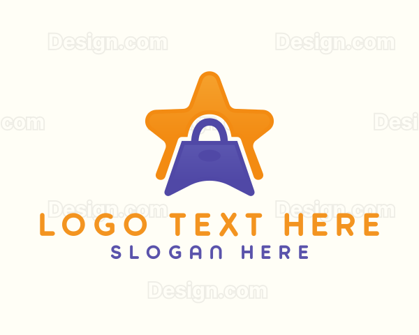 Star Shopping Bag Logo