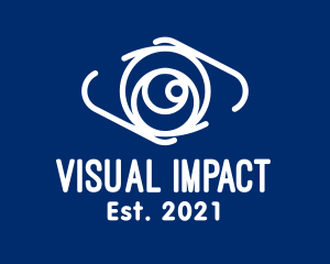 Abstract Visual Eye logo design