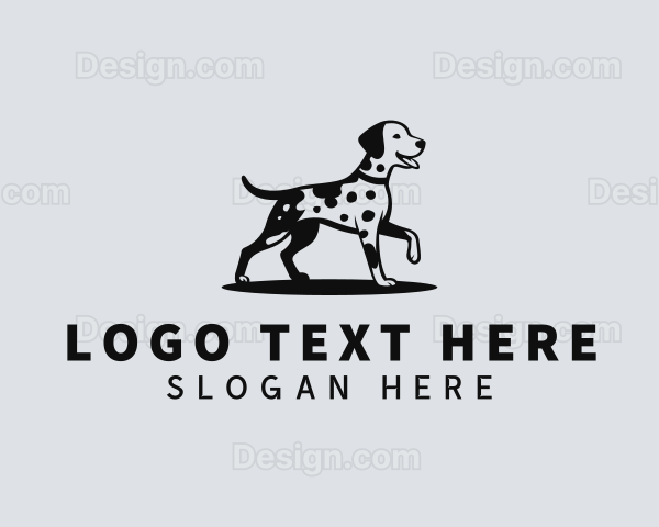 Dalmatian Pet Dog Logo