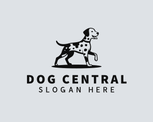 Dalmatian Pet Dog logo design