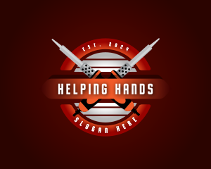 Soldering Iron Tool Logo