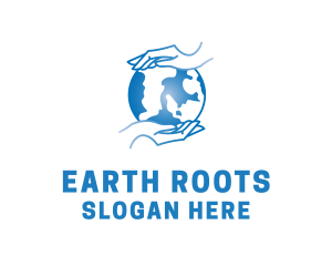 Blue Earth Care logo design