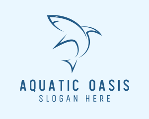 Shark Aquatic Park logo design