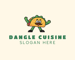 Taco Mustache Diner logo design