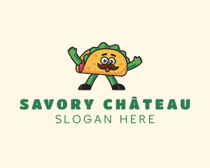 Taco Mustache Diner logo design